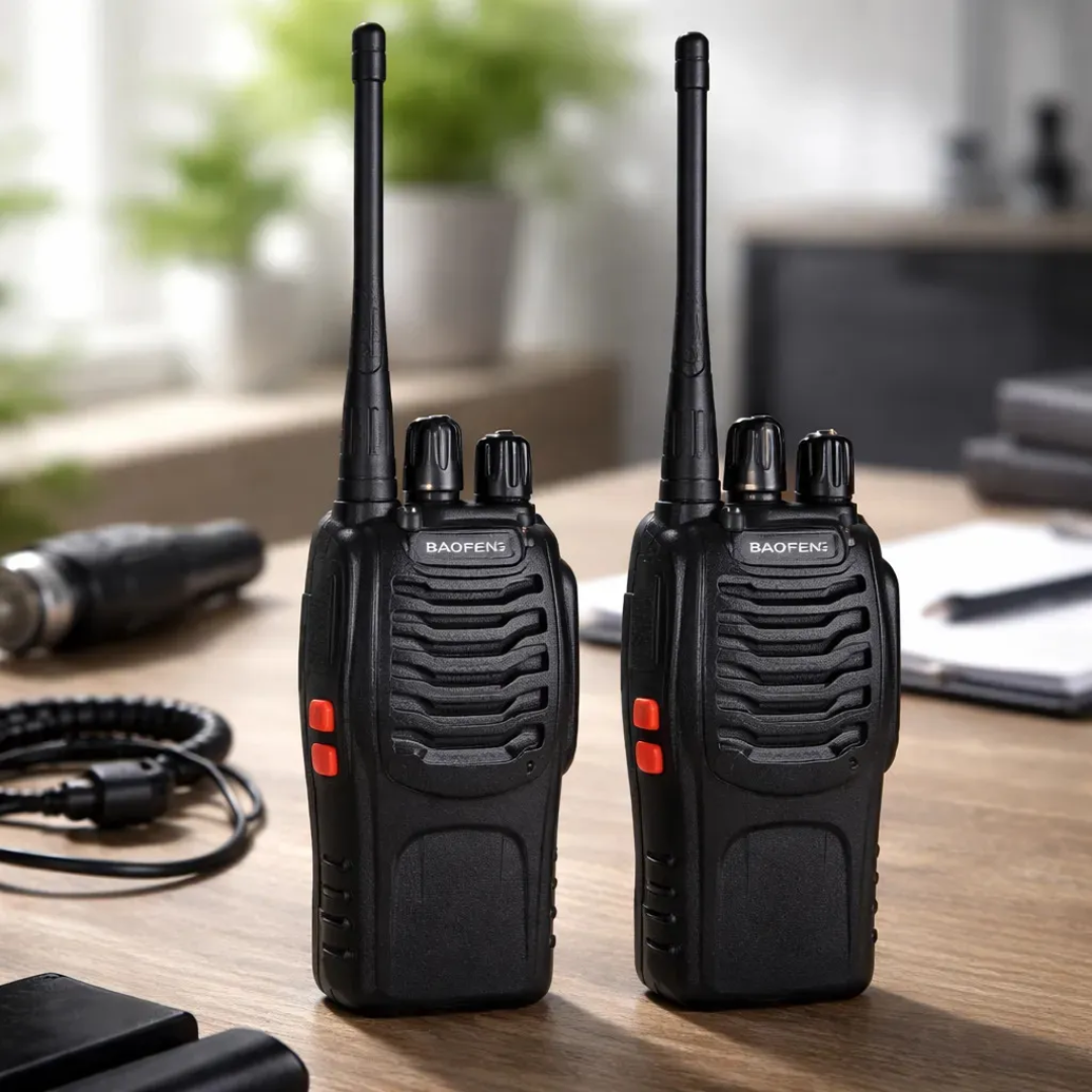 Baofeng 2 Radios Comunicador Audifonos